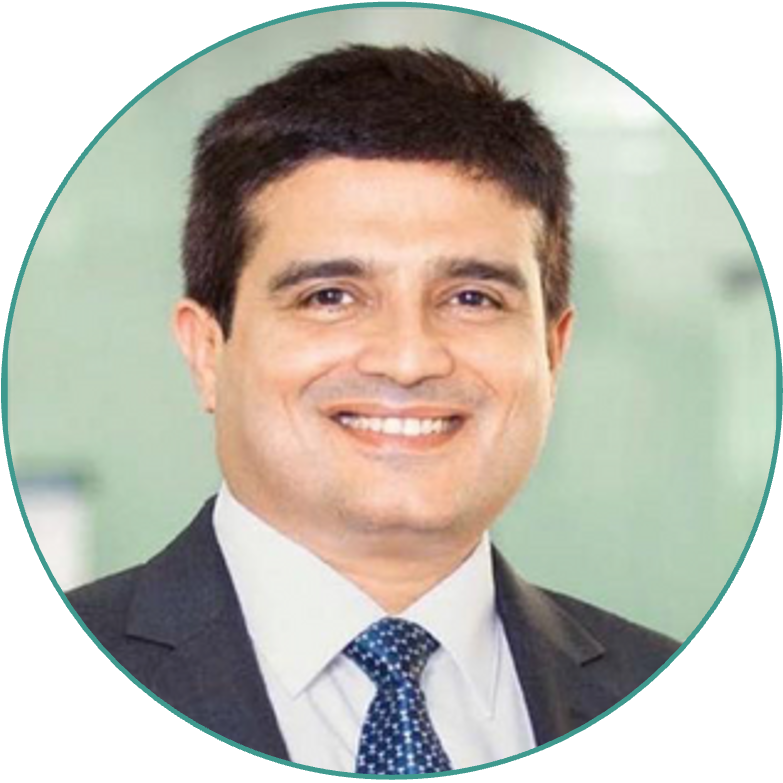 Devang Lakhia, Sales West & North regions wearing suit and tie